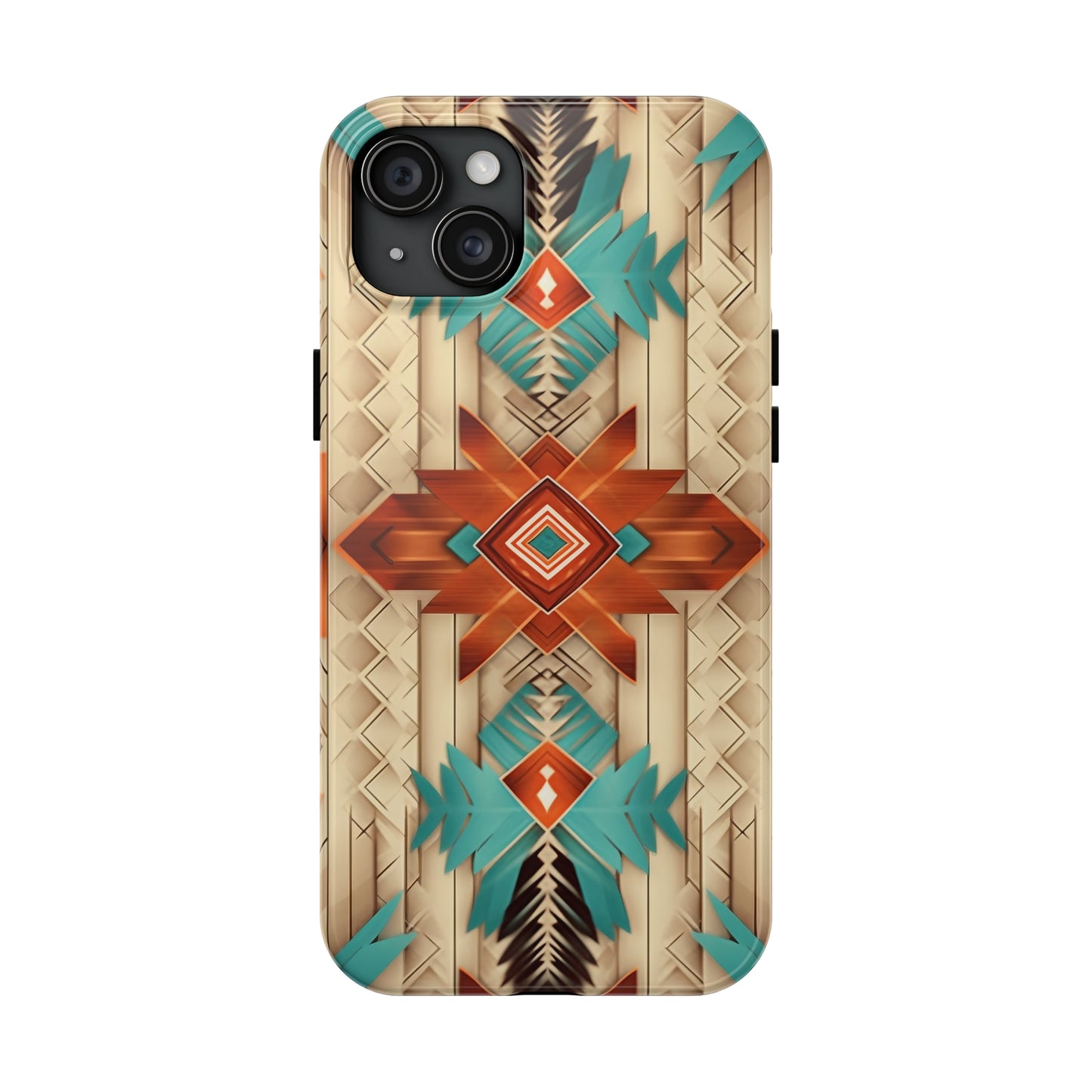 Beautiful Native American Pattern Design Tough Phone Case compatible with a large variety of iPhone models, Gift, Phone Case