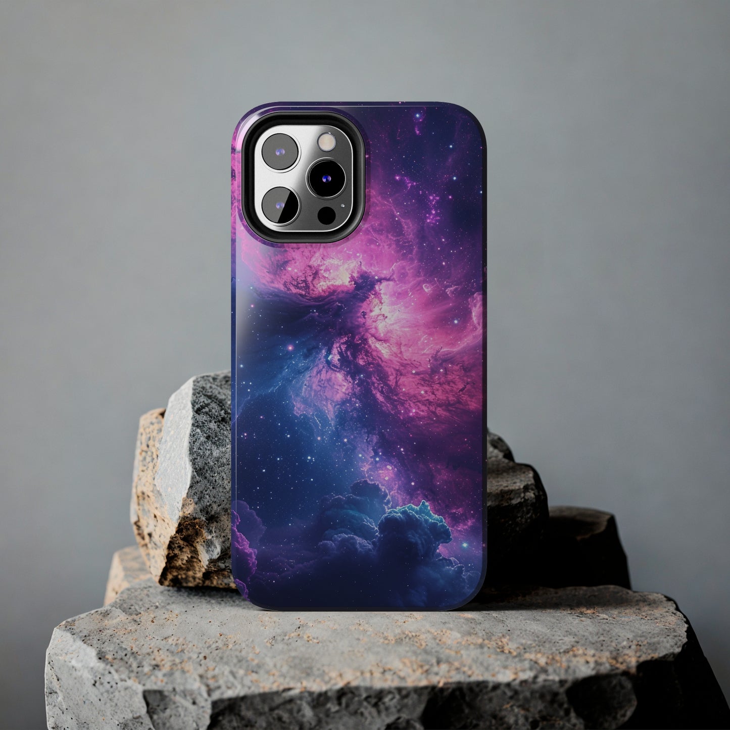 Cosmic Landscape Starry Night Design Phone Case- Lightweight, Impact Resistant Cover for iPhone 6, 6s, 12, 13, 14, 15