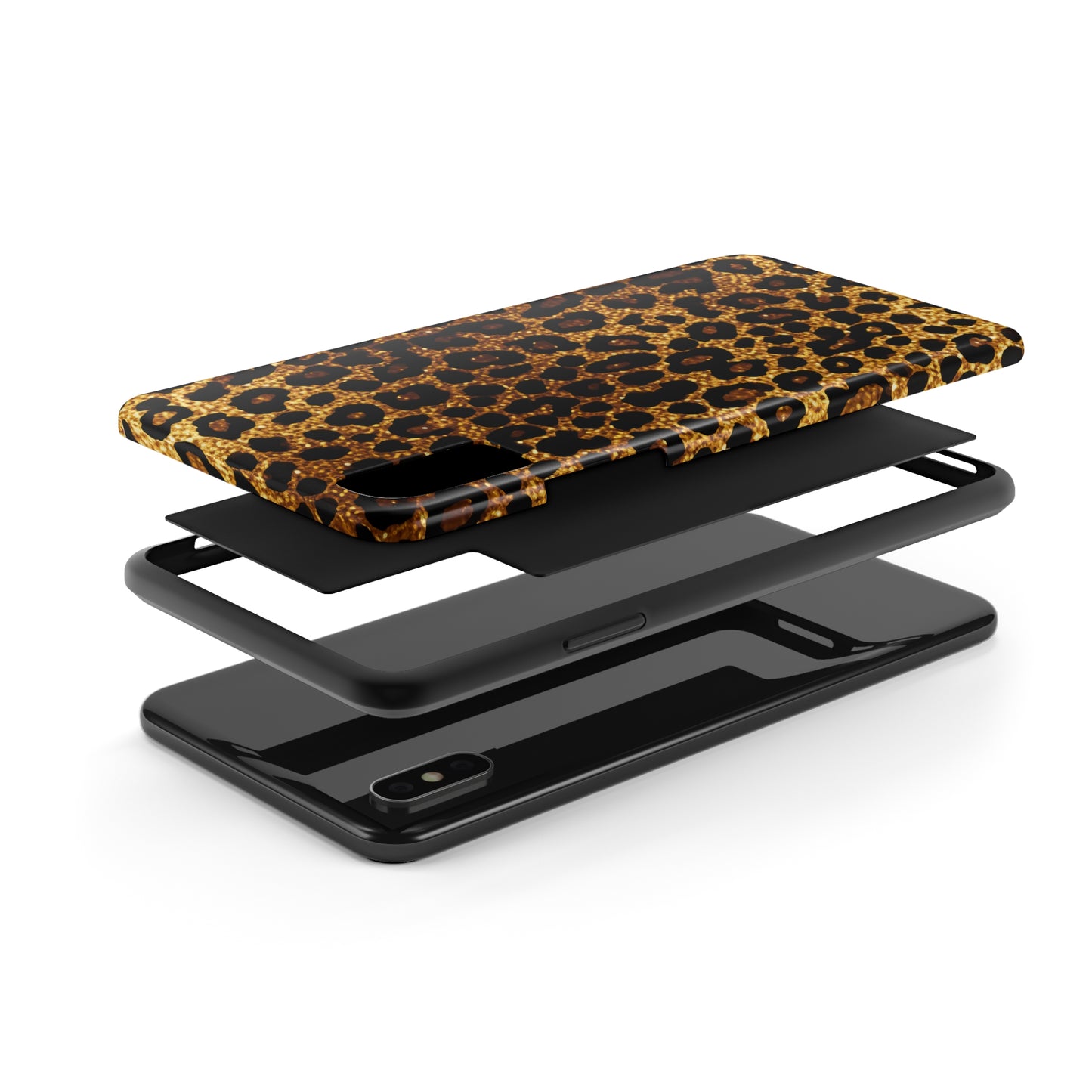 Cheetah Print design Tough Phone Case compatible with a large variety of iPhone models, Birthday Gift, Phone Case