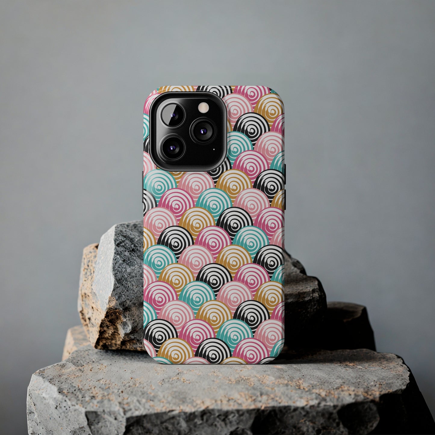 Rainbow Swirls Pattern design Tough Phone Case compatible with a large variety of iphone models