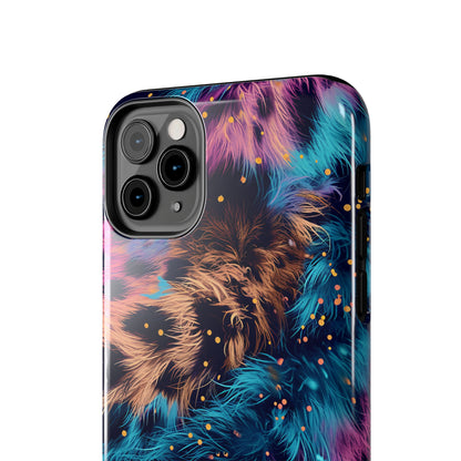 Multicolor unique leopard Pattern Design Tough Phone Case compatible with a large variety of iPhone models, Gift, Phone Case