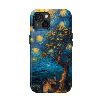 Yellow Dreamy Artistic Sky Design Tough Phone Case