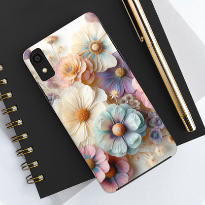 Beautiful Spring Flower Bouquet Digital print Design Tough Phone Case compatible with a large variety of iPhone models, Gift, Phone Case