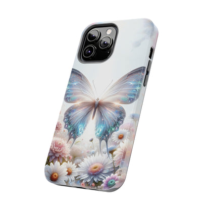 Fantasy Butterfly and Floral design Tough Phone Case compatible with a large variety of iphone models