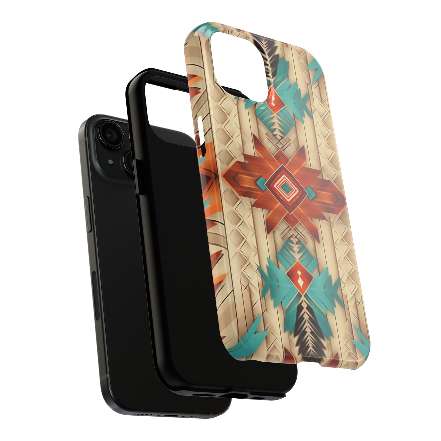 Beautiful Native American Pattern Design Tough Phone Case compatible with a large variety of iPhone models, Gift, Phone Case