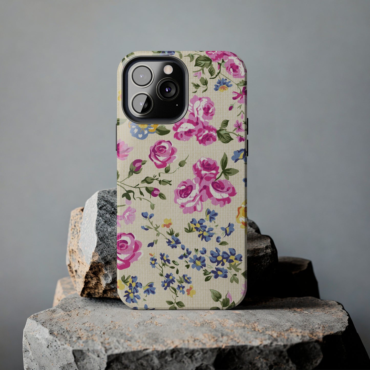 Western Pink Roses Design Tough Phone Case compatible with a large variety of iphone models