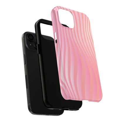 Pink Zebra Design Tough Phone Case compatible with a large variety of iphone models, Gift, Phone Case