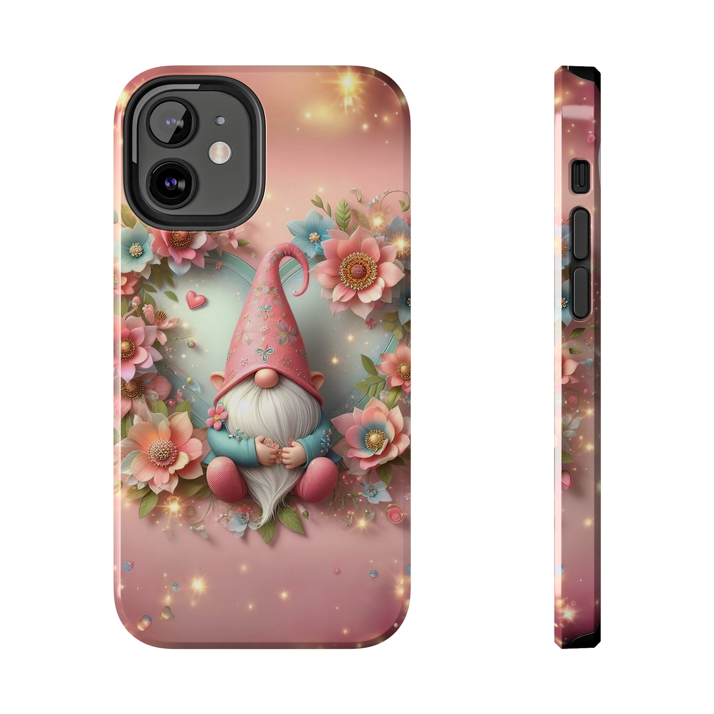 Super Cute Gnome Digital print Design Tough Phone Case compatible with a large variety of iPhone models, Gift, Phone Case