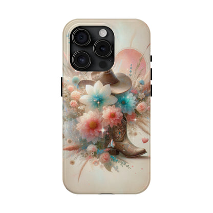 Western Boho Pattern Design Tough Phone Case compatible with a large variety of iPhone models, Gift, Phone Case