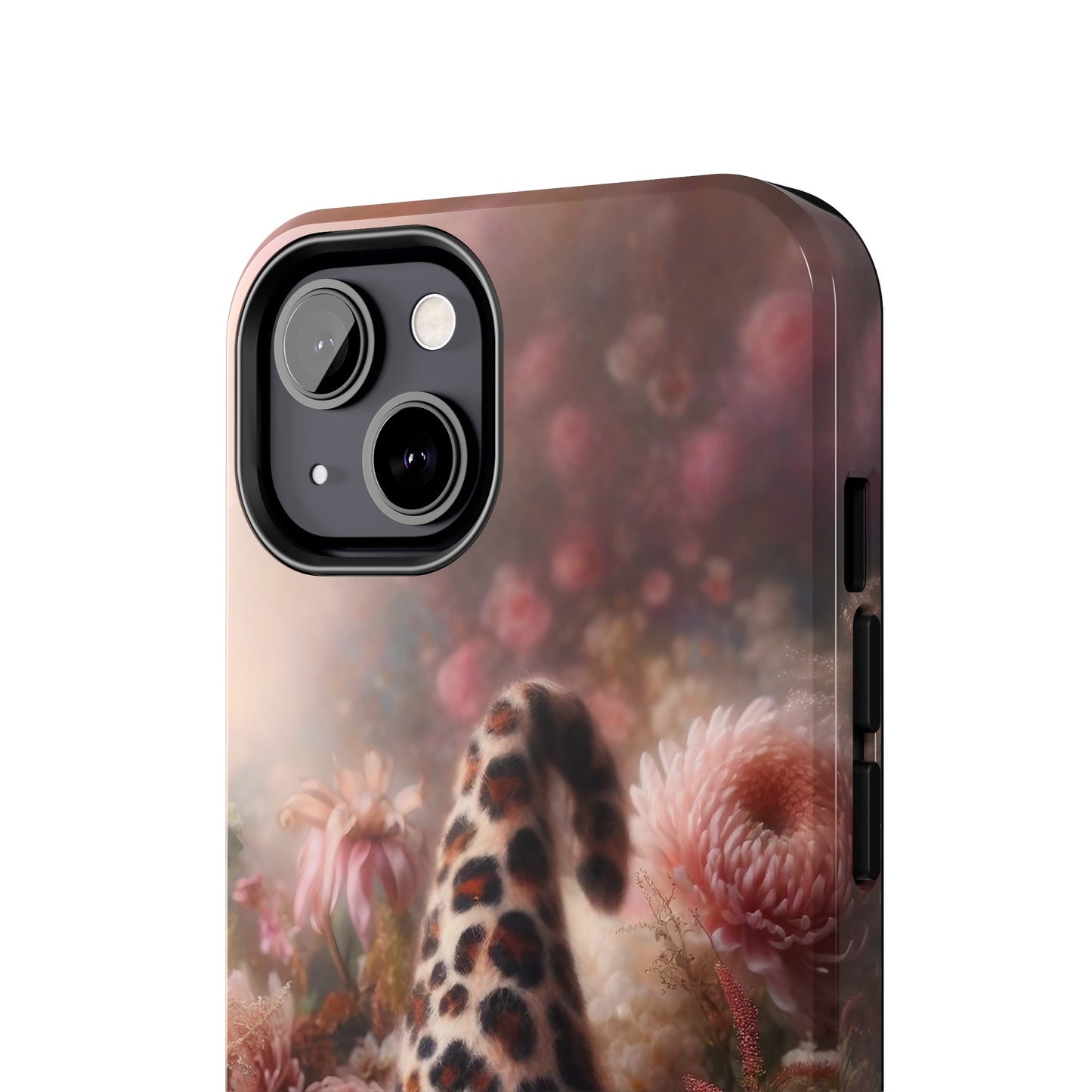 Leopard Print Fantasy Gnome Design Phone Case- Lightweight, Impact Resistant Cover for iPhone 6, 6s, 12, 13, 14, 15