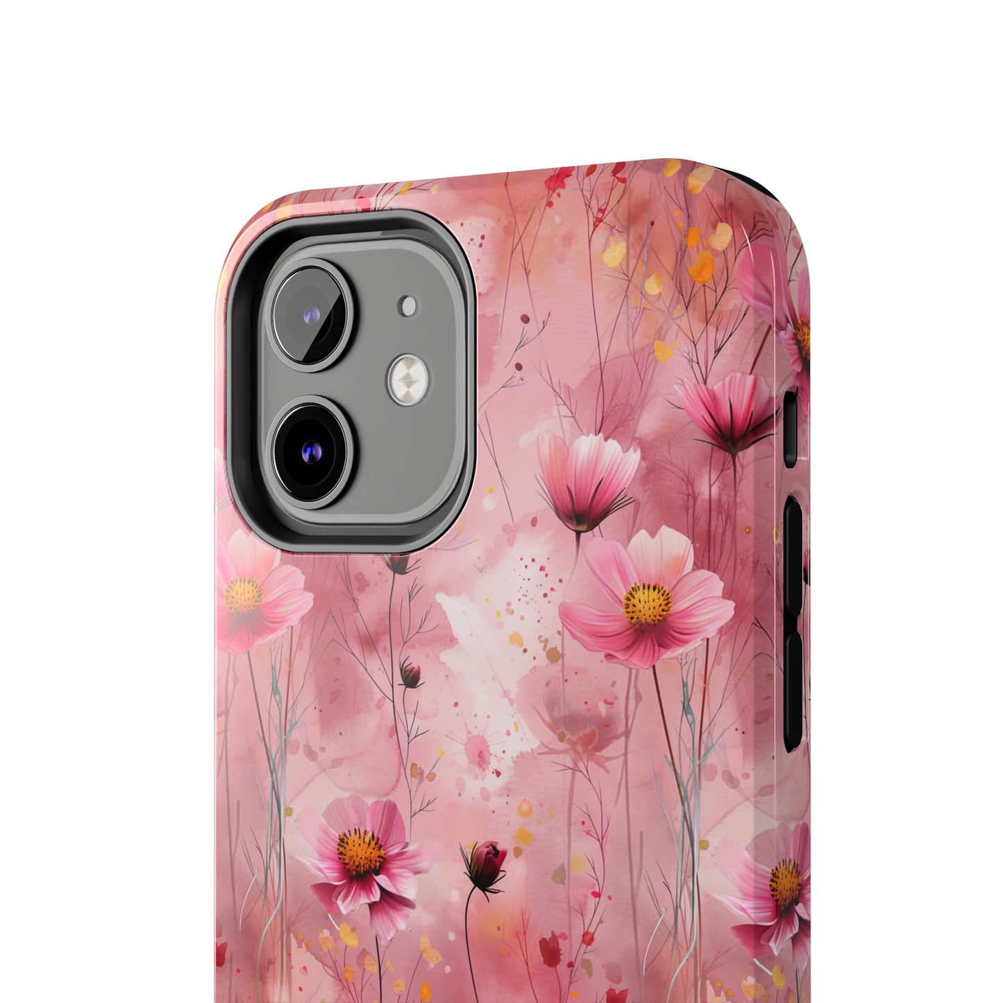 Pastel Grunge Floral pattern iPhone Case, Aesthetic Phone Cover, Artsy Floral Design, Protective Phone Cover compatible with a large variety of iPhone models, Phone Case, Gift