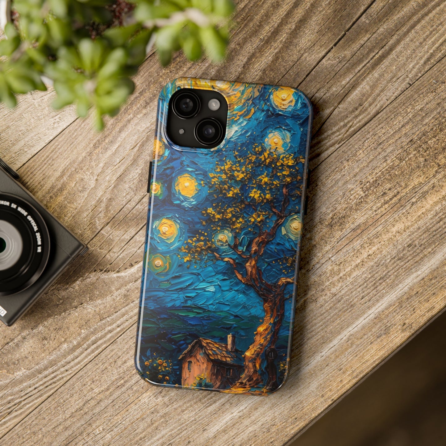 Yellow Dreamy Artistic Sky Design Tough Phone Case