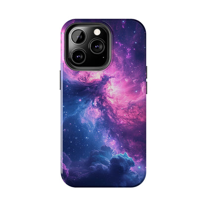 Cosmic Landscape Starry Night Design Phone Case- Lightweight, Impact Resistant Cover for iPhone 6, 6s, 12, 13, 14, 15