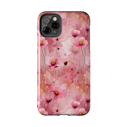 Pastel Grunge Floral pattern iPhone Case, Aesthetic Phone Cover, Artsy Floral Design, Protective Phone Cover compatible with a large variety of iPhone models, Phone Case, Gift