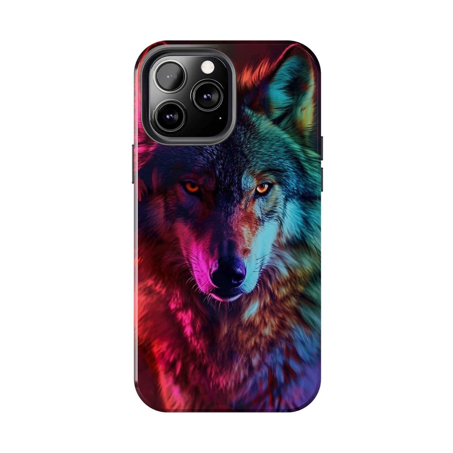 Wolf Digital print Design Tough Phone Case compatible with a large variety of iPhone models, Gift, Phone Case