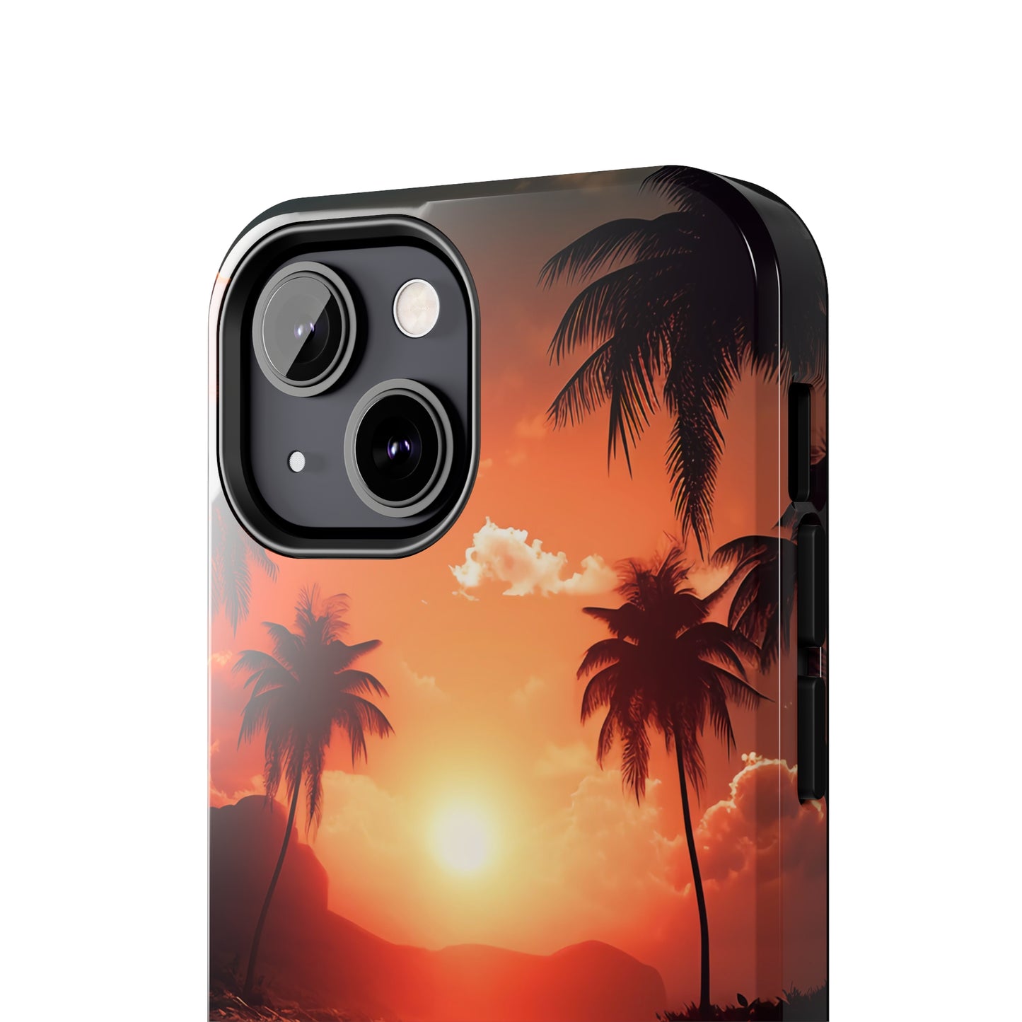 Sunset Beach Design iPhone Case, Beautiful Beach Scene, Artsy Surf Design, Protective Phone Cover compatible with a large variety of iPhone models, Phone Case, Gift