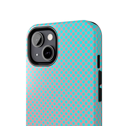 Pink and Blue Ombre Polka Dot Design Tough Phone Case compatible with a large variety of iphone models, Gift, Phone Case