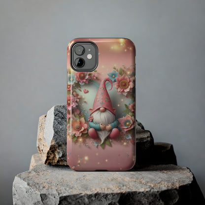 Super Cute Gnome Digital print Design Tough Phone Case compatible with a large variety of iPhone models, Gift, Phone Case