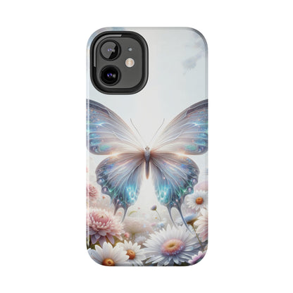 Fantasy Butterfly and Floral design Tough Phone Case compatible with a large variety of iphone models