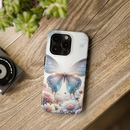 Fantasy Butterfly and Floral design Tough Phone Case compatible with a large variety of iphone models