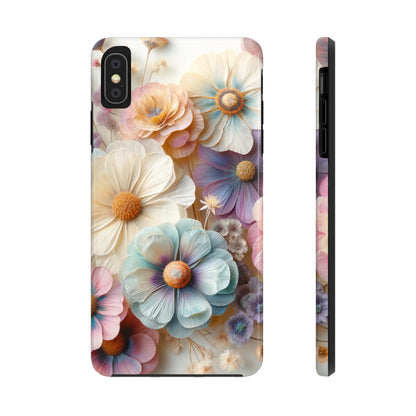 Beautiful Spring Flower Bouquet Digital print Design Tough Phone Case compatible with a large variety of iPhone models, Gift, Phone Case