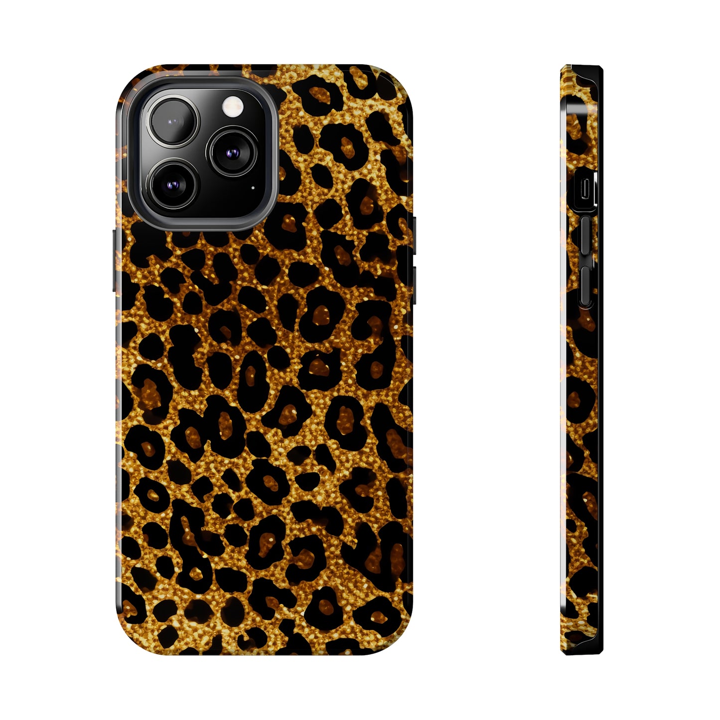 Cheetah Print design Tough Phone Case compatible with a large variety of iPhone models, Birthday Gift, Phone Case