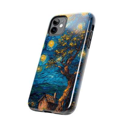 Yellow Dreamy Artistic Sky Design Tough Phone Case