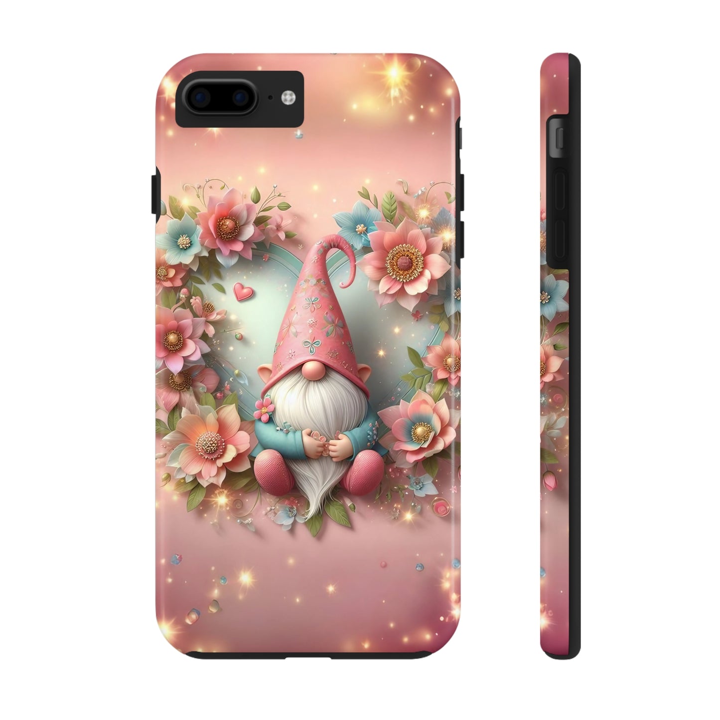 Super Cute Gnome Digital print Design Tough Phone Case compatible with a large variety of iPhone models, Gift, Phone Case