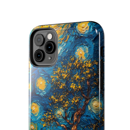 Yellow Dreamy Artistic Sky Design Tough Phone Case