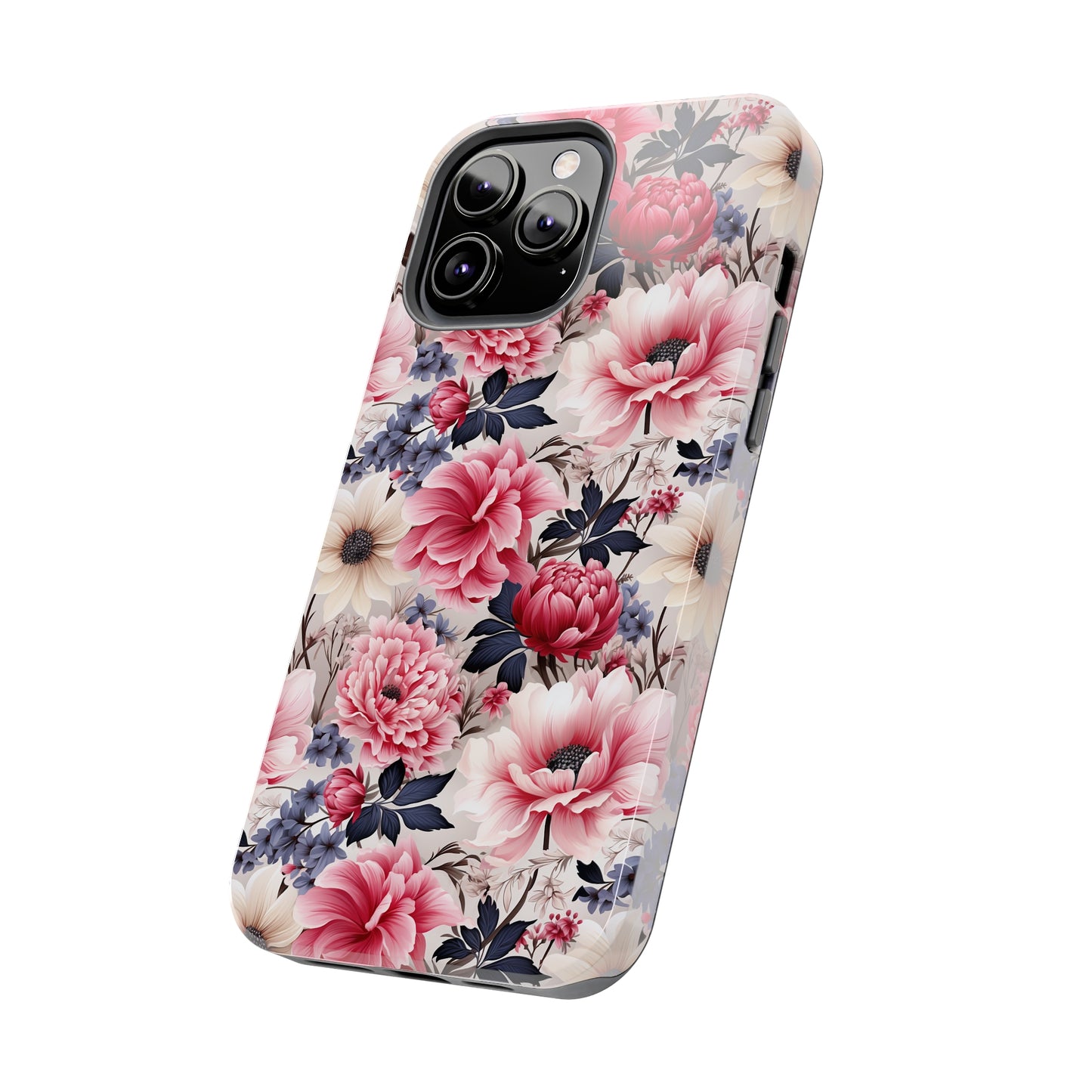 Elegant Blooms Digital print Design Tough Phone Case compatible with a large variety of iPhone models, Gift, Phone Case