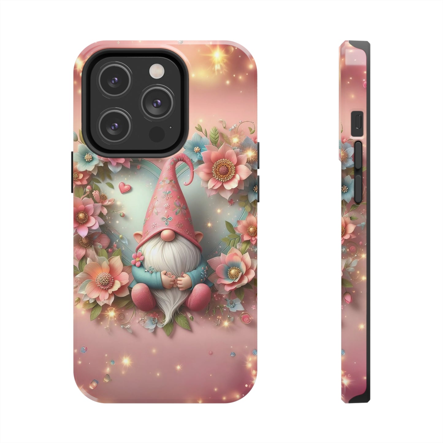 Super Cute Gnome Digital print Design Tough Phone Case compatible with a large variety of iPhone models, Gift, Phone Case