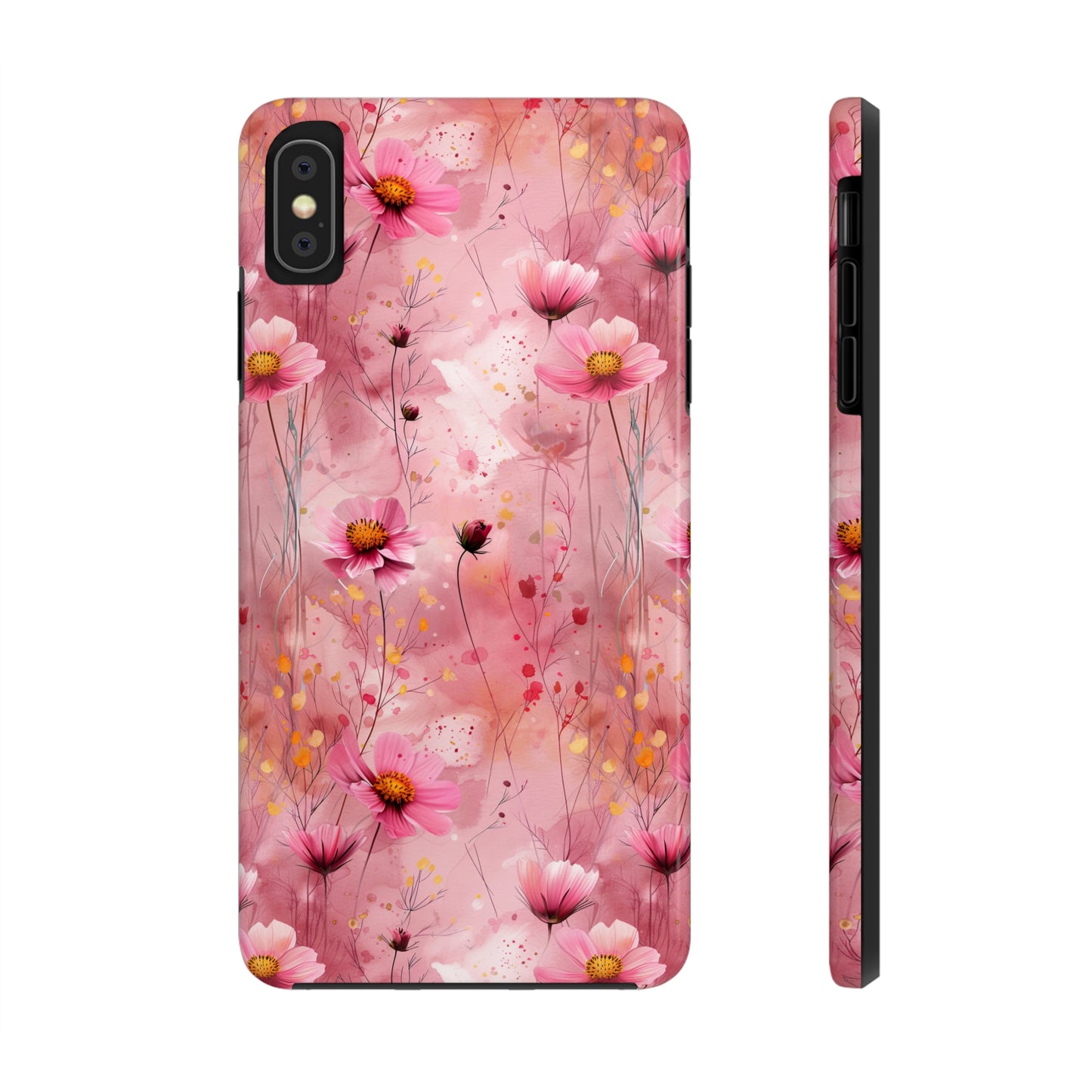 Pastel Grunge Floral pattern iPhone Case, Aesthetic Phone Cover, Artsy Floral Design, Protective Phone Cover compatible with a large variety of iPhone models, Phone Case, Gift