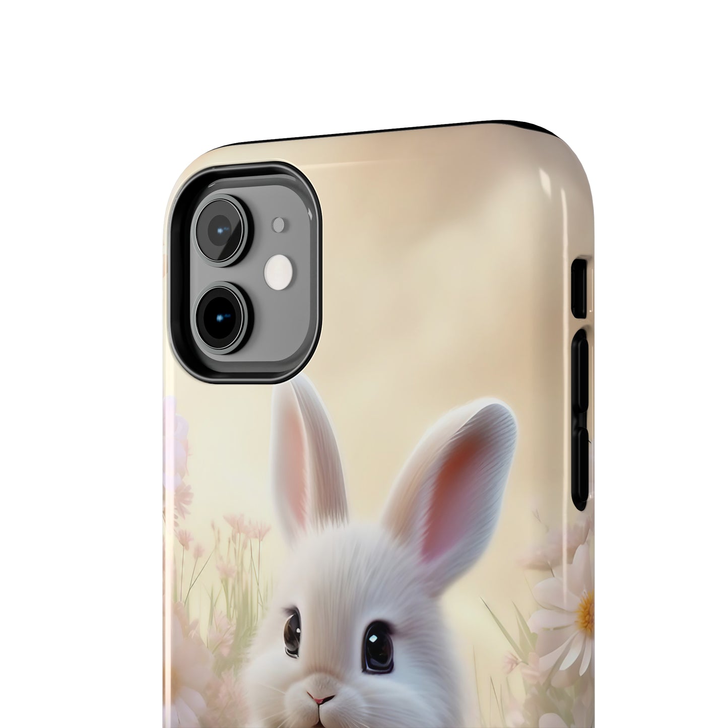 Cute Easter Bunny Pattern Design Tough Phone Case compatible with a large variety of iPhone models, Gift, Phone Case