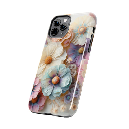 Beautiful Spring Flower Bouquet Digital print Design Tough Phone Case compatible with a large variety of iPhone models, Gift, Phone Case