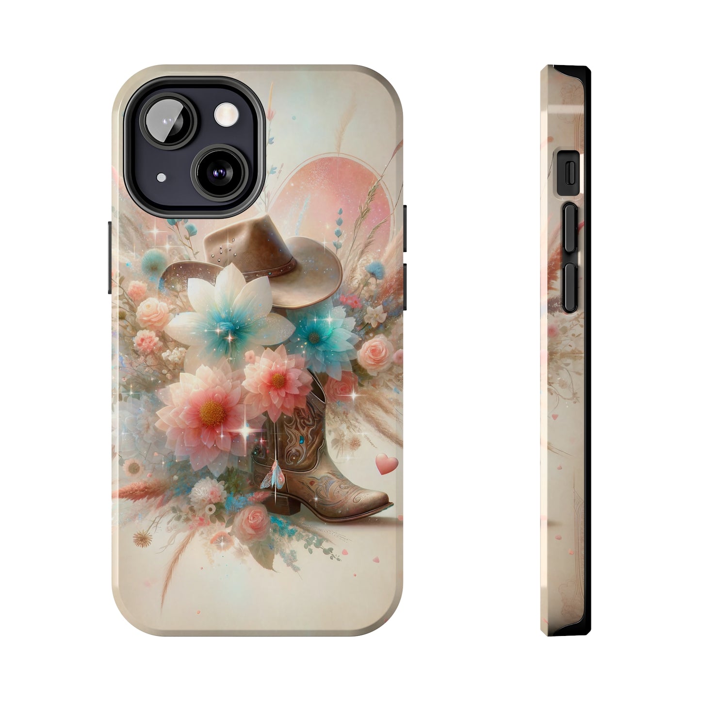 Western Boho Pattern Design Tough Phone Case compatible with a large variety of iPhone models, Gift, Phone Case