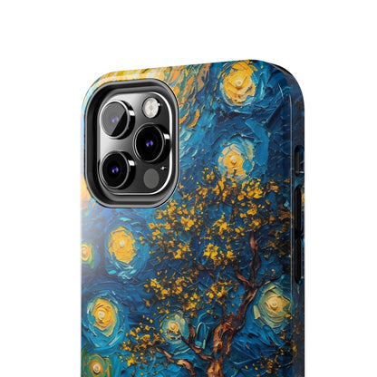 Yellow Dreamy Artistic Sky Design Tough Phone Case