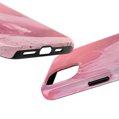 Pink Marble Design Tough Phone Case compatible with a large variety of iphone models, Gift, Phone Case