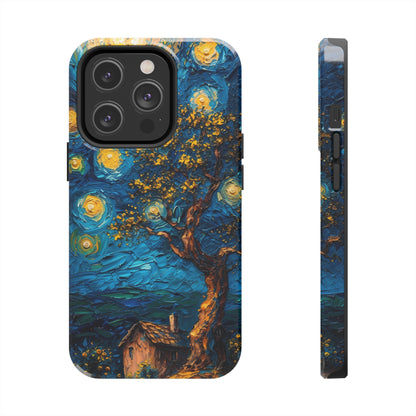 Yellow Dreamy Artistic Sky Design Tough Phone Case