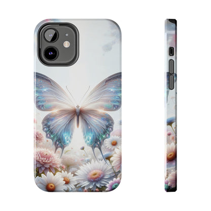 Fantasy Butterfly and Floral design Tough Phone Case compatible with a large variety of iphone models