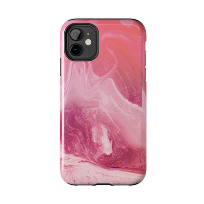 Pink Marble Design Tough Phone Case compatible with a large variety of iphone models, Gift, Phone Case