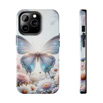 Fantasy Butterfly and Floral design Tough Phone Case compatible with a large variety of iphone models