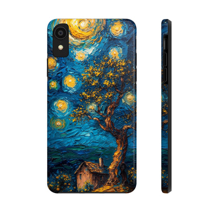 Yellow Dreamy Artistic Sky Design Tough Phone Case