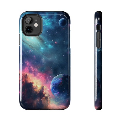 Galaxy pattern Digital print Design Tough Phone Case compatible with a large variety of iPhone models, Gift, Phone Case