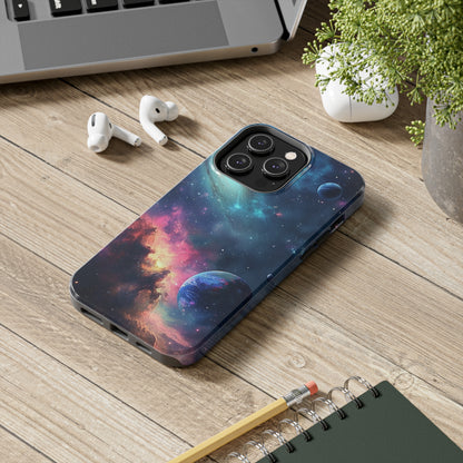 Galaxy pattern Digital print Design Tough Phone Case compatible with a large variety of iPhone models, Gift, Phone Case