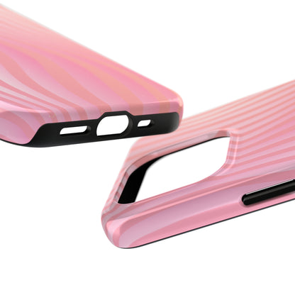 Pink Zebra Design Tough Phone Case compatible with a large variety of iphone models, Gift, Phone Case