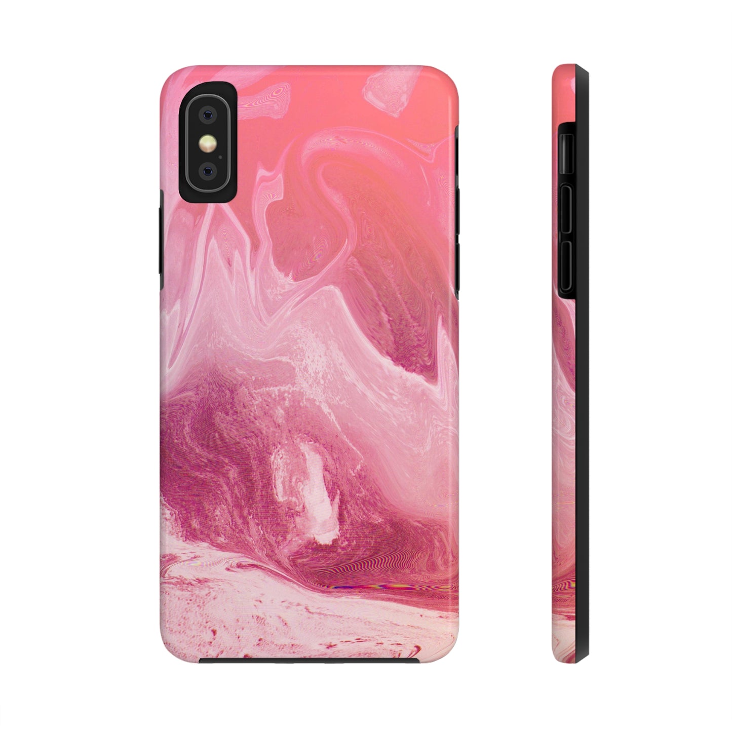 Pink Marble Design Tough Phone Case compatible with a large variety of iphone models, Gift, Phone Case