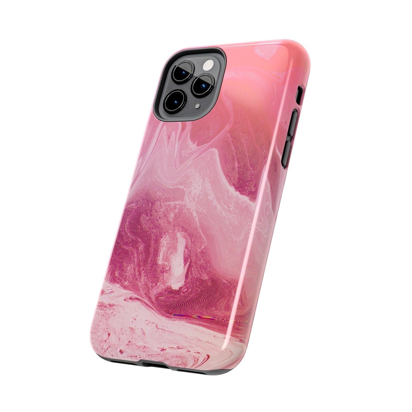 Pink Marble Design Tough Phone Case compatible with a large variety of iphone models, Gift, Phone Case