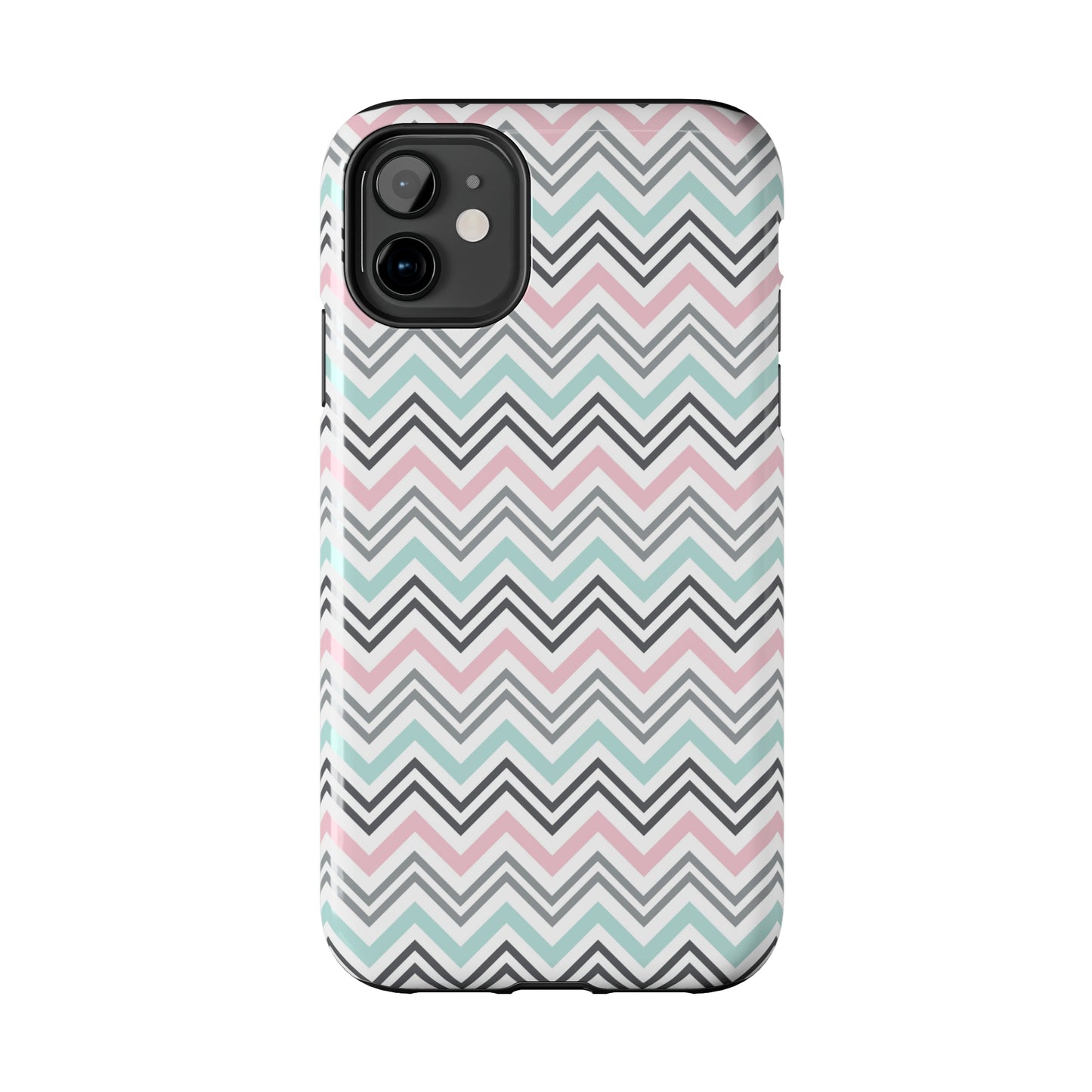 Pastel Chevron print design Tough Phone Case compatible with a large variety of iphone models