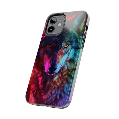 Wolf Digital print Design Tough Phone Case compatible with a large variety of iPhone models, Gift, Phone Case