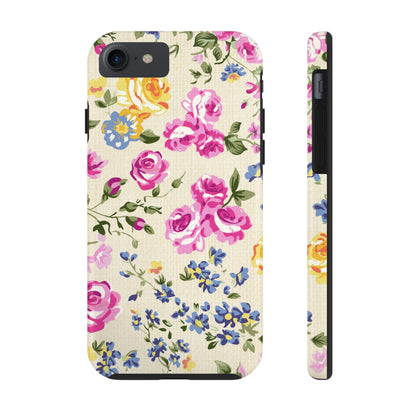 Western Pink Roses Design Tough Phone Case compatible with a large variety of iphone models